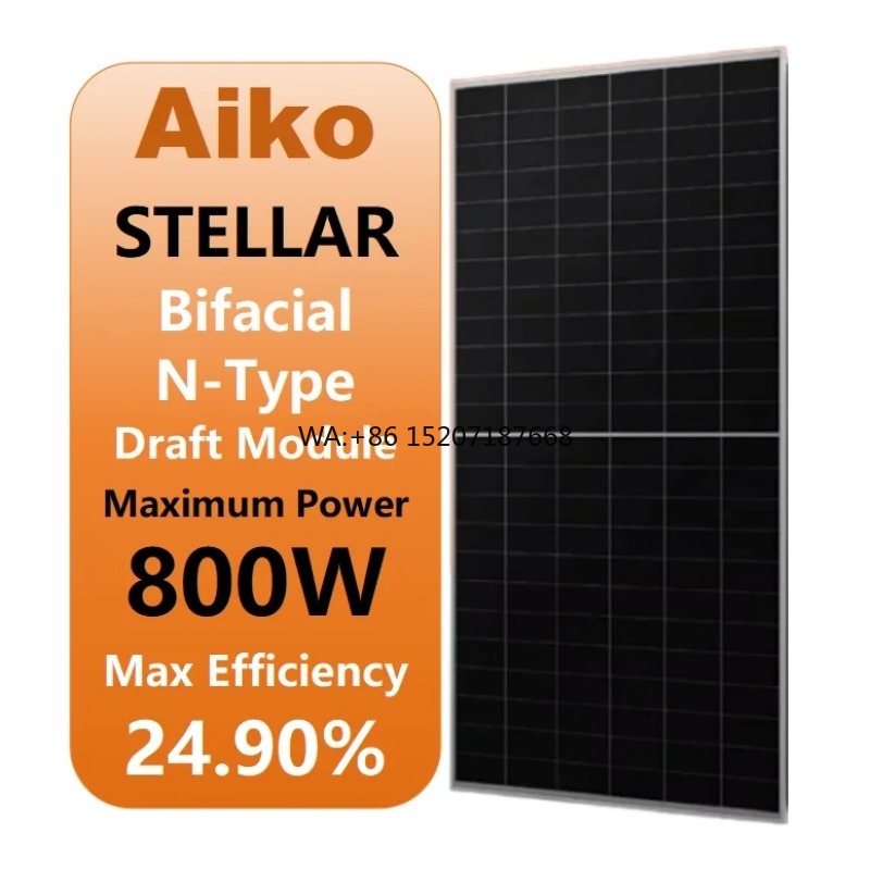 Solar Panel Monocrystalline - BifacialDual Glass Monocrystalline 770 Watt 780W