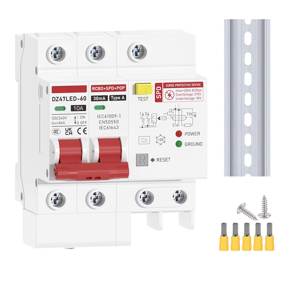 Overload Protection Residual C - Din Rail Circuit Breaker 评论和价格