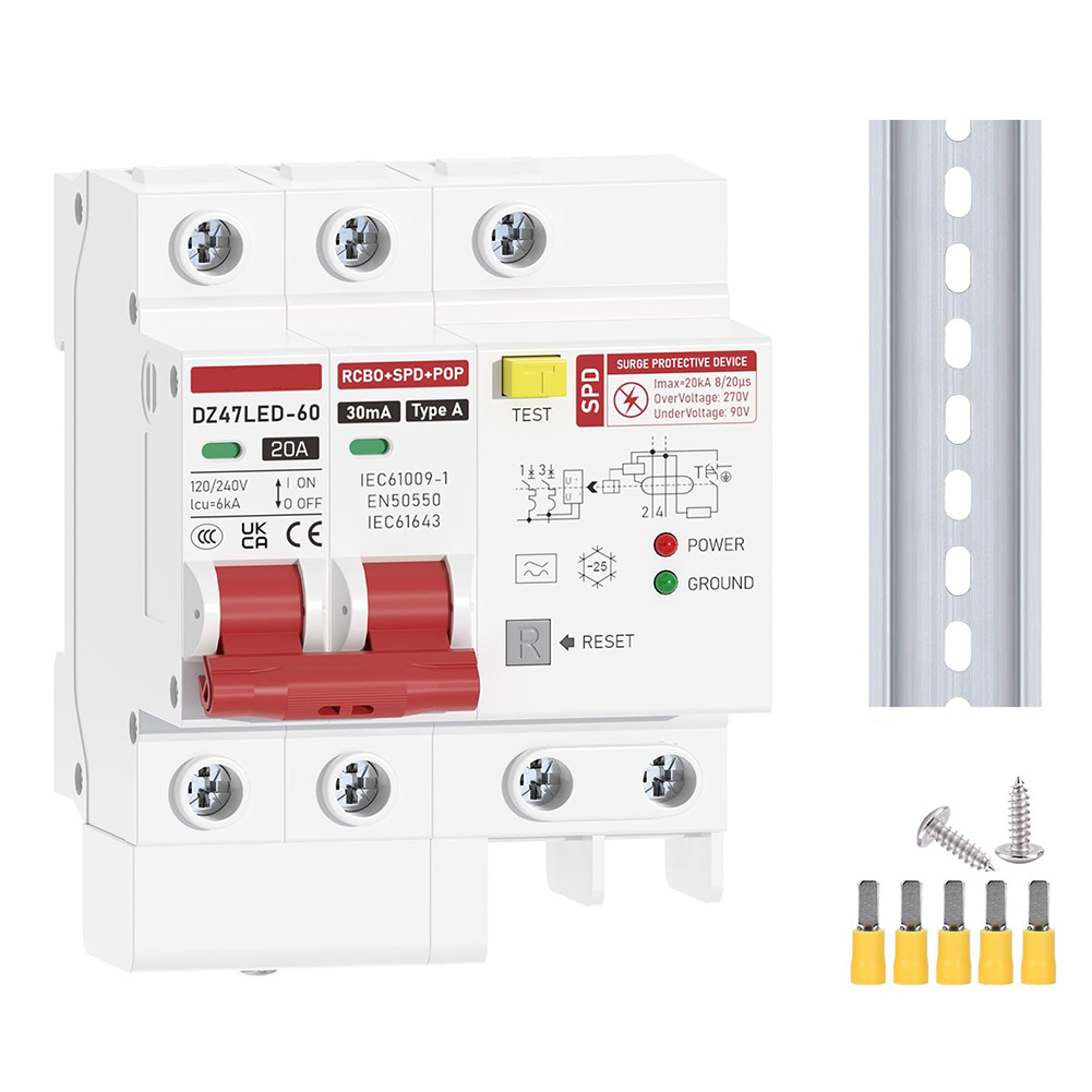 Overload Protection Residual C - Din Rail Circuit Breaker 评论和价格