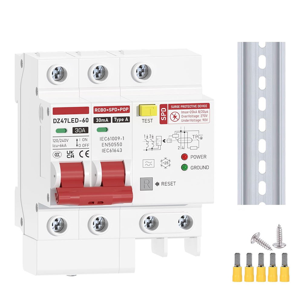 Overload Protection Residual C - Din Rail Circuit Breaker 评论和价格
