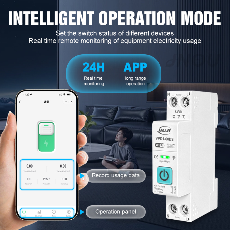 Smart WiFi DIN Rail Switch 1P  - Din Rail Circuit Breaker 评论和价格