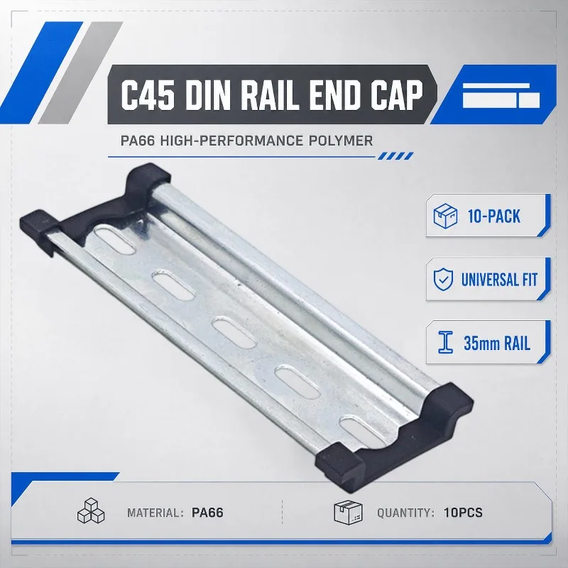 C45 DIN Rail End Cap Anti-slip - Din Rail Circuit Breaker 评论和价格