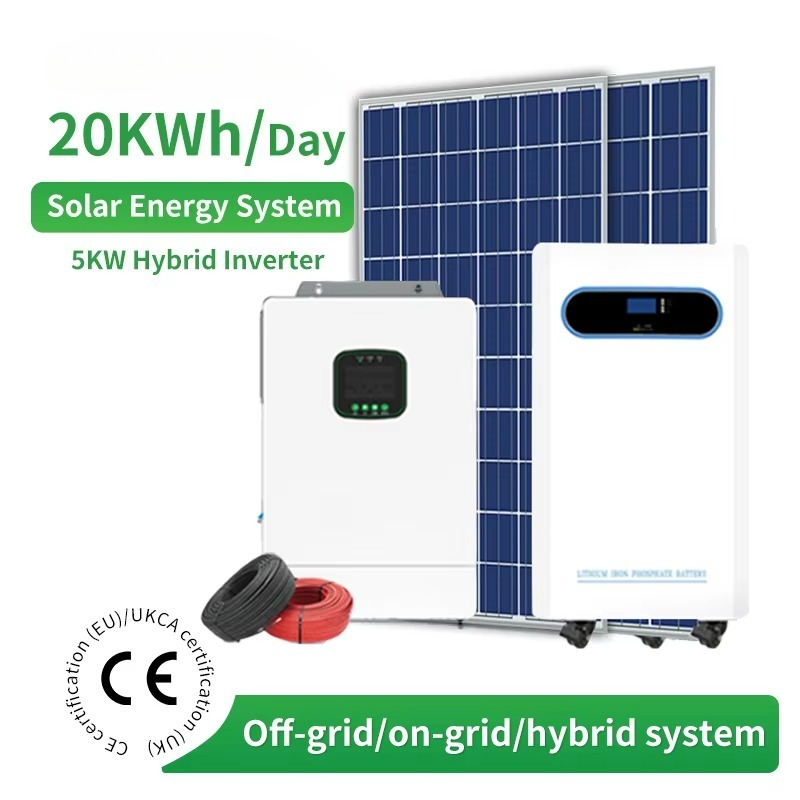 Customized 10KW 15KW 20KW Off- - Solar Panel Monocrystalline 评论和价格