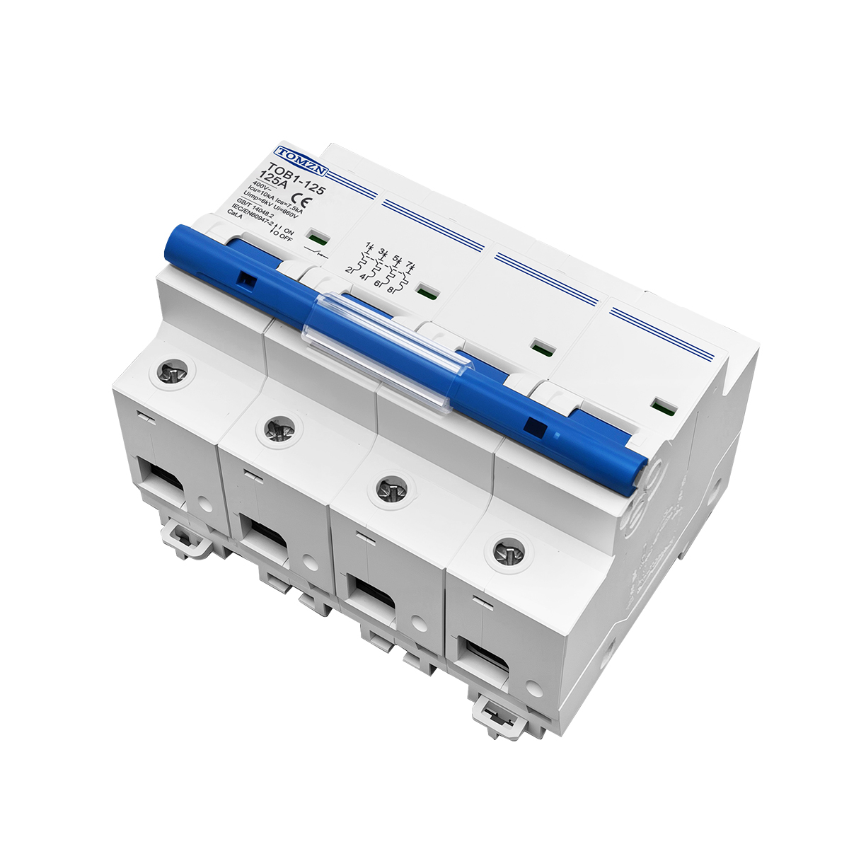 1P 2P 3P 4P 400V AC High-curre - Din Rail Circuit Breaker 评论和价格