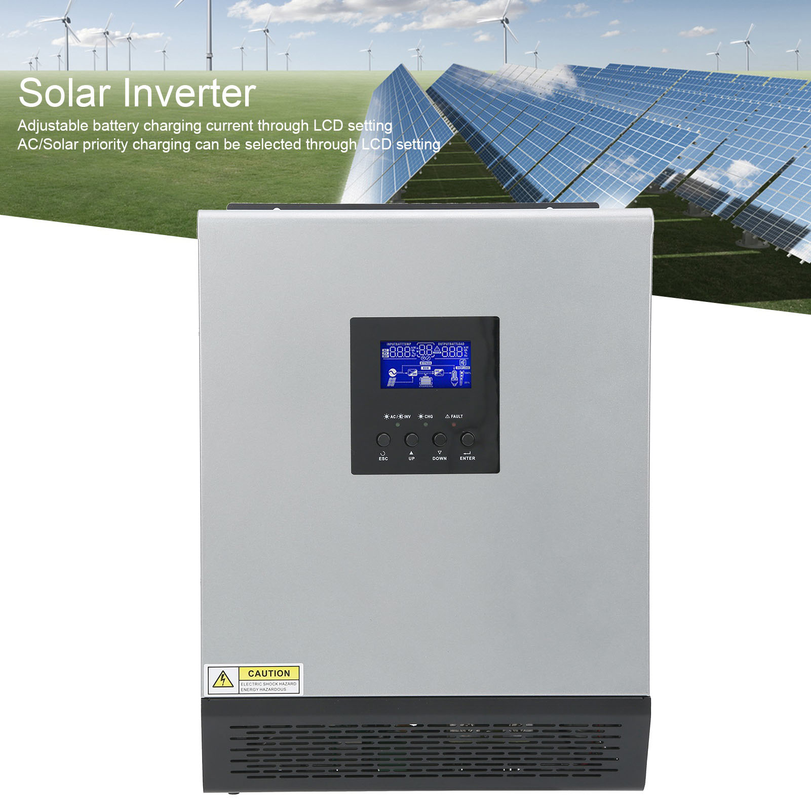 3KVA Hybrid Solar Inverter 24V - Pwm Charge Controller 评论和价格