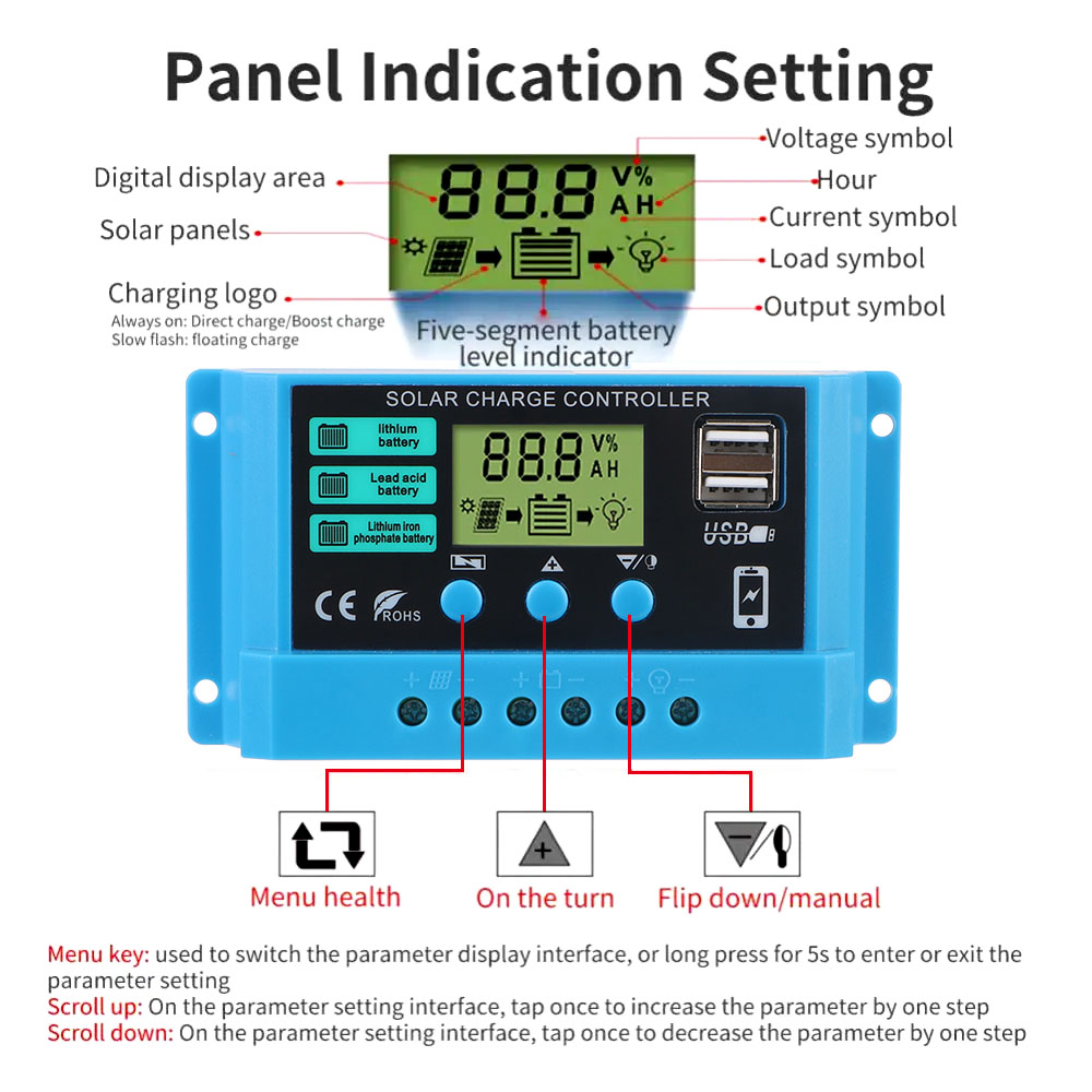 Solar Controller 30A Solar Cha - Pwm Charge Controller 评论和价格