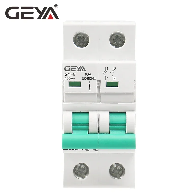 GEYA GYH8 Din Rail 2Pole 4Pole - Din Rail Circuit Breaker 评论和价格