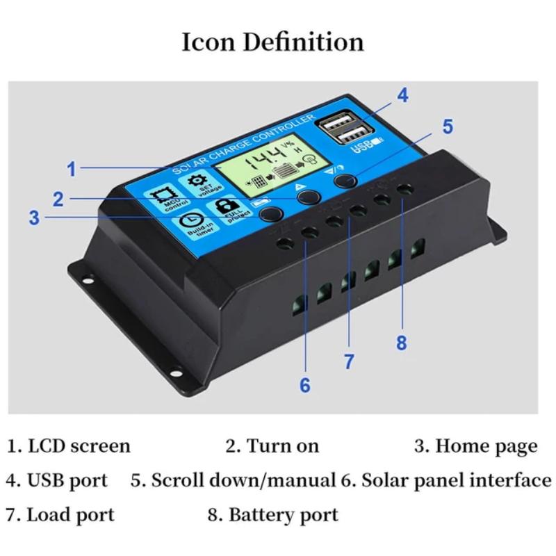 Solar Charge Controller 10A/30 - Pwm Charge Controller 评论和价格