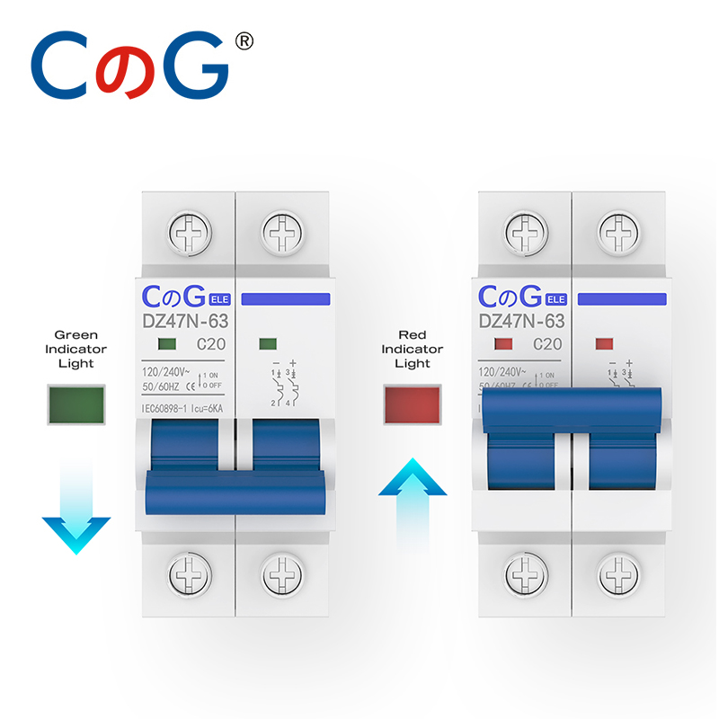 CG AC Miniature Circuit Breake - Din Rail Circuit Breaker 评论和价格