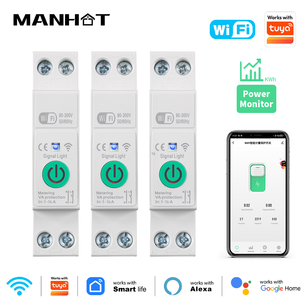 Smart WiFi Circuit Breaker Swi - Din Rail Circuit Breaker 评论和价格